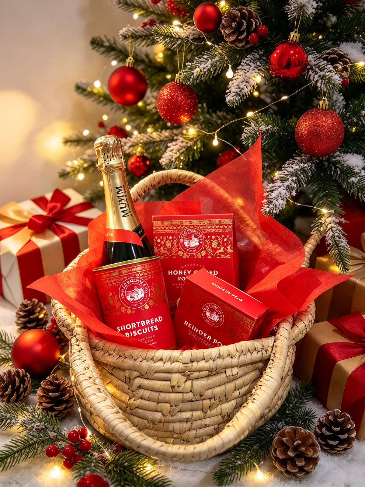 Festive Delight  Christmas Gift Basket